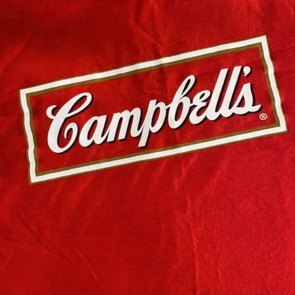 Vintage Unisex Campbell’s Soup Classic Red Logo Graphic Tee
